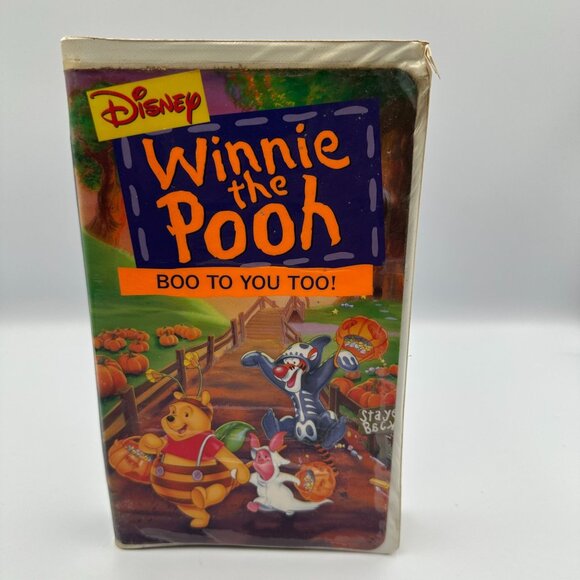Disney Winnie The Pooh Boo To You Too VHS 1996 Animated Feature Not Rated - Picture 1 of 3